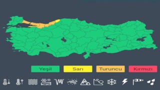 İstanbul için turuncu uyarı