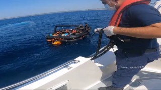 İzmir açıklarında düzensiz göçmen hareketliliği