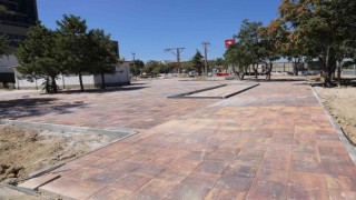 Karamanda yeni park yapım çalışması
