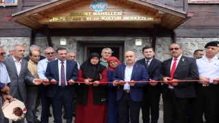 Kavakta Şehitlik Anı Evi Kültür Merkezi açıldı
