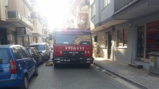 Kaynak makinesinden çıkan kıvılcımlar yangın çıkarttı