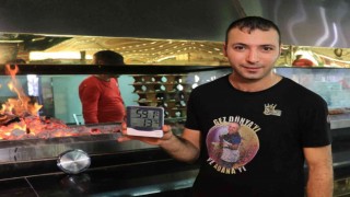 Kebapçıların sıcakla imtihanı