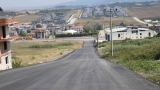 Kemer Köprü Caddesi ve Öğretmen İbrahim Uslu Sokakta asfalt çalışmaları tamamlandı