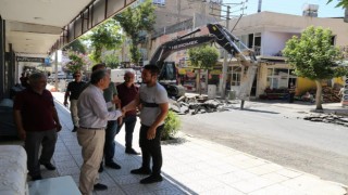 Kılınç, Cumhuriyet Caddesindeki çalışmaları inceledi
