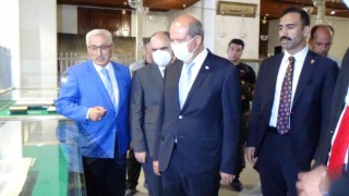 KKTC Cumhurbaşkanı Ersin Tatardan Mevlana Müzesine ziyaret
