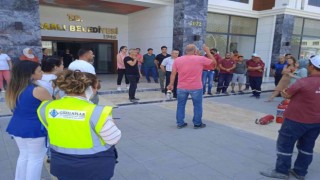 Koçarlı Belediyesinde yangın tatbikatı gerçekleştirildi