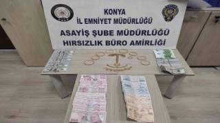 Konyada evlerden 250 bin liralık hırsızlık yapan şahıslar tutuklandı