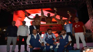 Korkuteli Altın Kiraz Yağlı Güreşlerinde başpehlivan Okulu oldu