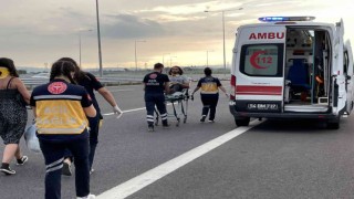 Kuzey Marmara Otoyolunda tır ile ticari araç çarpıştı: 7 yaralı