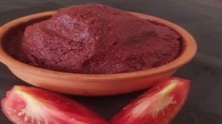 Laçinde domates ve biberlerin salça yolculuğu başladı