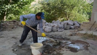 Mahalle sakinlerinden belediyeye destek