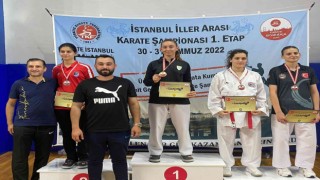Manisa BBSKlı karateciler İstanbuldan 5 madalya ile döndü