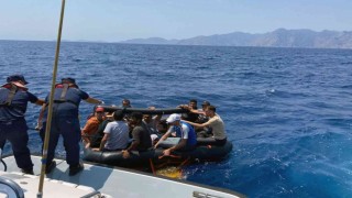 Marmariste 48 düzensiz göçmen kurtarıldı