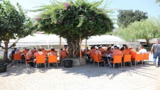 Marmariste başkanla personel öğle yemeğinde buluştu