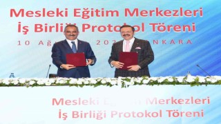 MEB ile TOBB arasında mesleki eğitim merkezleri alanında iş birliği yapıldı