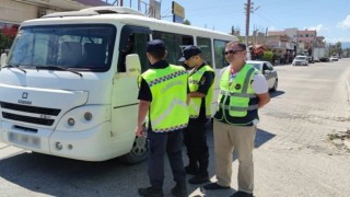 Mersinde toplu taşıma araçları denetleniyor