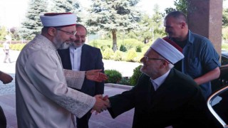 Mescid-i Aksa İmam Hatibi Sabri ve Mehmet Görmezden Erbaşa ziyaret