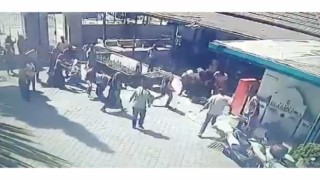 Mezarlıkta 6 kişinin yaralandığı kavganın görüntüleri ortaya çıktı