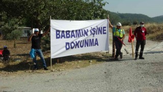 Milasta bu defa termik santral çalışanları ve yakınları eylem başlattı