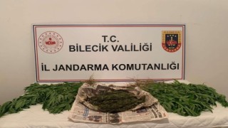Motosikletinde yarım kilodan fazla esrarla yakalandı