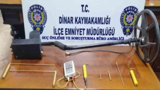 Motosikletle define aramaya giden şahısları polis yakaladı
