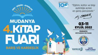 Mudanyada 4. Kitap Fuarı 3 Eylülde başlıyor