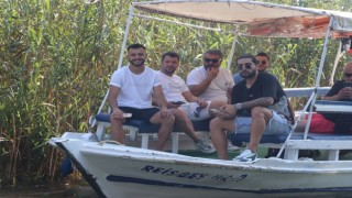 Muğlaspor futbolcuları tekne turu ile moral buldu