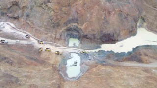 Narman Şehitler Barajında çalışmalar aralıksız devam ediyor