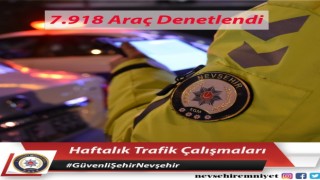Nevşehirde trafik denetimleri devam ediyor