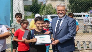 Nilüferde çocuklar tırmanış sporuyla tanışıyor