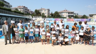 Nilüferde yüzlerce çocuk sertifika heyecanı yaşadı