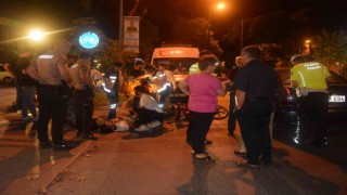 Orduda motosiklet ile otomobil kafa kafaya çarpıştı: 1 yaralı