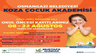 Osmangazi Koza Çocuk Akademide kayıtlar başladı