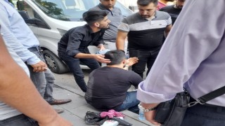 Otomobil ile motosiklet çarpıştı: 1 yaralı