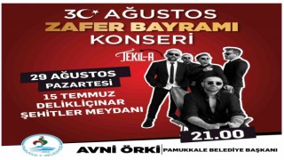 Pamukkale Belediyesinden Zafer Bayramı konseri