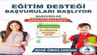 Pamukkale Belediyesinin eğitim yardımı başvuruları başladı