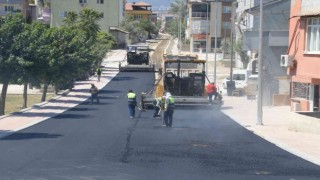 Pamukkalede üstyapı çalışmaları sürüyor