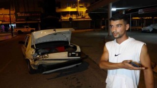 Park halindeki araca çarpıp kaçtı, düşen plakasıyla yakalı ele verdi
