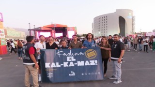 Polis konserde kadına şiddete dikkat çekti