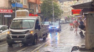 Sağanak yağış Balıkesirde etkili oldu