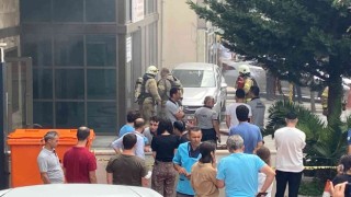 Sait Çiftçi Devlet Hastanesinin ek hizmet binasında yangın