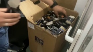 Sancaktepede kaçak sigara baskını