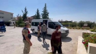 Şanlıurfada 28 göçmen yakalandı