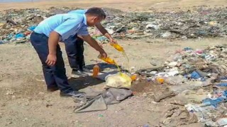 Şanlıurfada el konulan tarihi geçmiş ürünler imha edildi