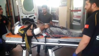 Şanlıurfada inşaattan düşen işçi yaralandı