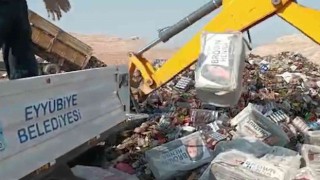 Şanlıurfada sahte ve bozuk kozmetik ürünler imha edildi