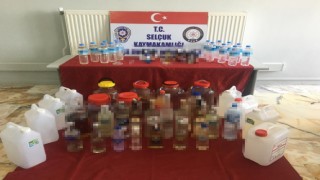 Selçukta sahte içki operasyonu