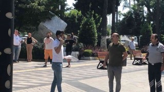 SGK önünde silahı başına dayadı, korku dolu anlar yaşattı