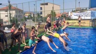 Sındırgıda yaz tatili çocuklar için keyifli hale geldi
