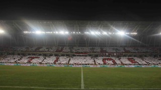 Sivasspor taraftarlarından koreografi